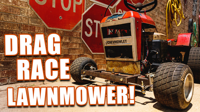 THE FNA CHEVMOWLET RETURNS!! Our Drag Race Lawnmower!