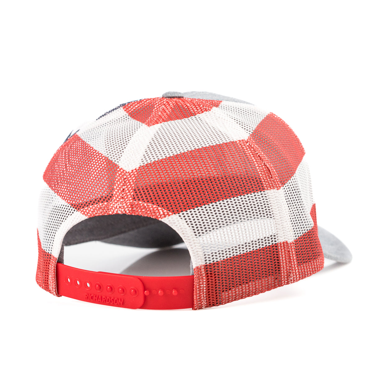 NEW Red & White Mesh Trucker Snap Back Hat Black Star Checkered Flags Cherries AMS1693.jpg?v=1750786273&width  main image 4