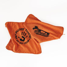 Farmtruck Shop Rags "Please touch but don't clean" Red or Orange 12pks