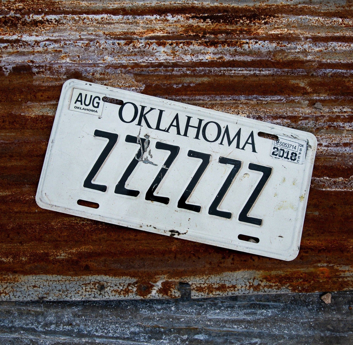 Farmtruck Sleeper ZZZZZZ Metal Car Plate Reproduction – The