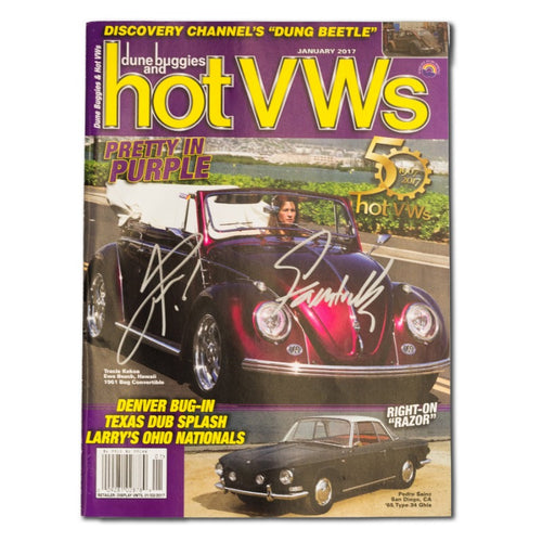 Hot VW's Magazine, January 2017 Issue / Signed by Farmtruck and AZN