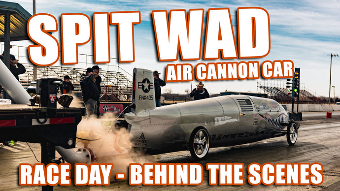 SPIT WAD AIR CANNON CAR - RACE DAY! - Behind the Scenes of Farmtruck and AZN Episode 3