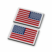 American Flag Patches - Set of 2