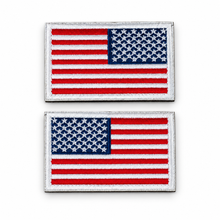 American Flag Patches - Set of 2