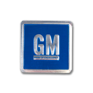 Original Equipment Reproduction GM Badge / Aluminum
