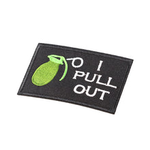 I PULL OUT - Patch