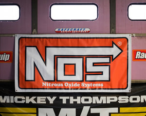 NOS (Nitrous Oxide System) - 2x4ft Shop Banner