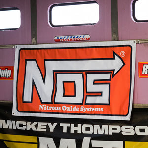 NOS (Nitrous Oxide System) - 2x4ft Shop Banner