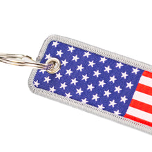 USA Flag Keychain