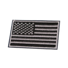 American Flag Black Patch