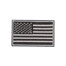American Flag Black Patch