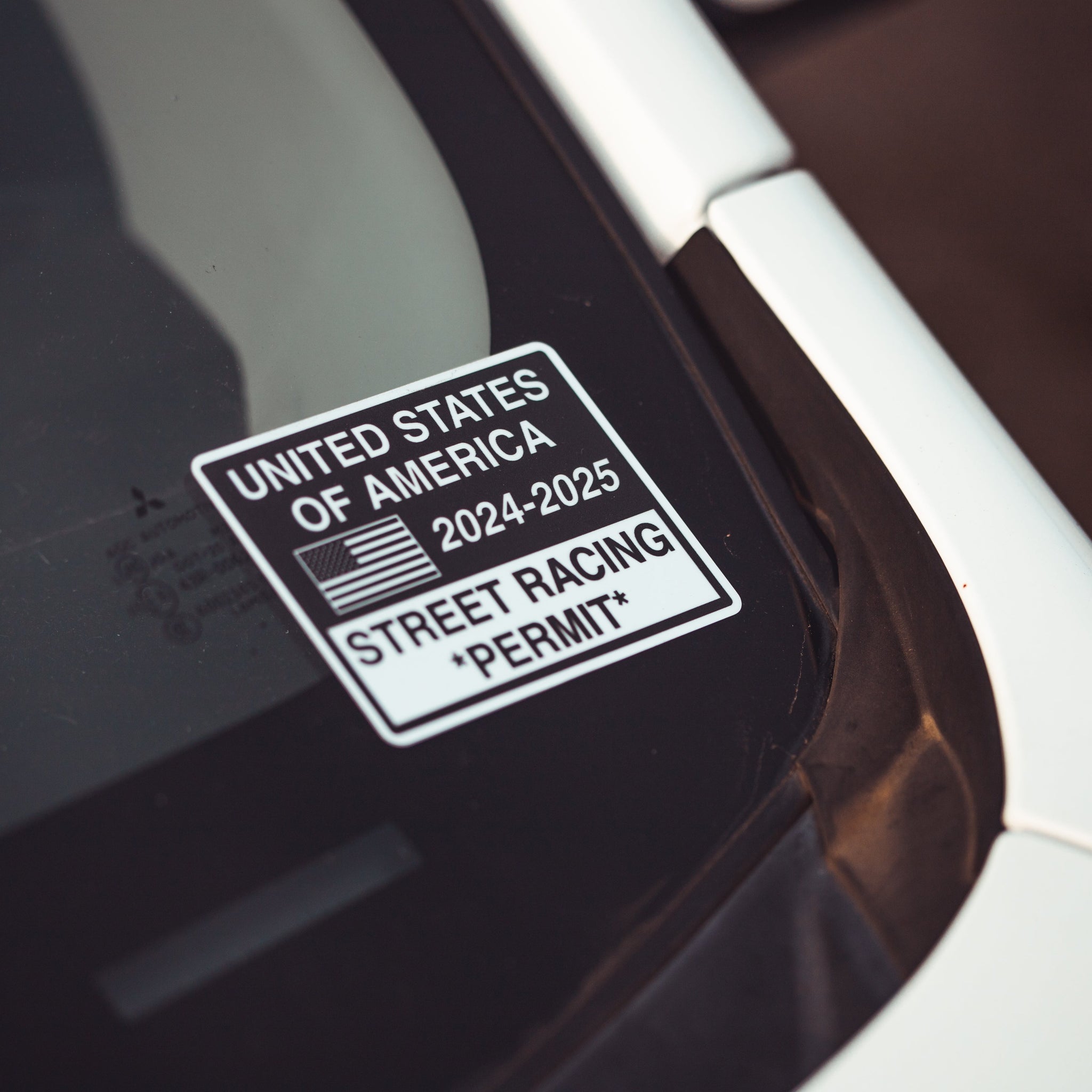 United States of America **Street Racing Permit** - Sticker – The ...