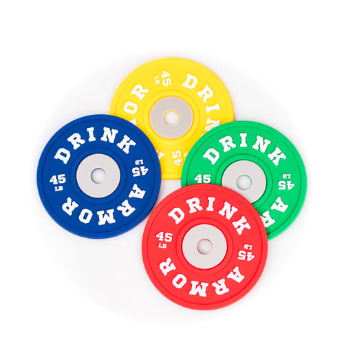 Mini Gym Weight Drink Coasters- Set of 4