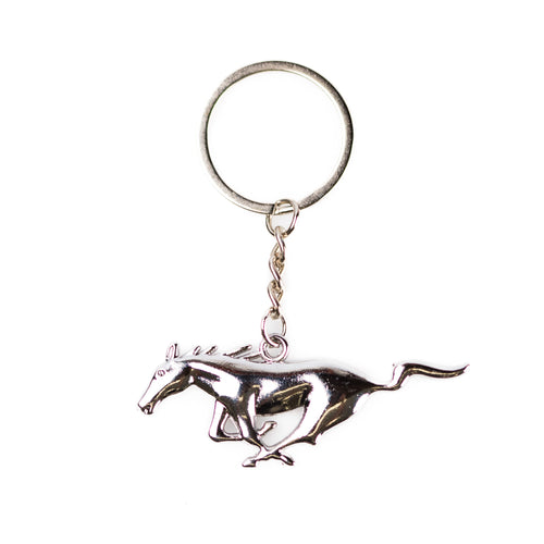 Mustang Chrome Keychain