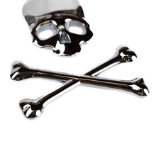 Skull and Cross Bones Vehicle Badge