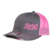 Grey w/ Pink FNA Logo Pink Mesh Snapback Cap
