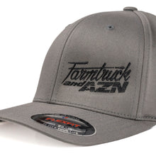 Farmtruck and Azn Logo FlexFit Cap - Grey W/ Black