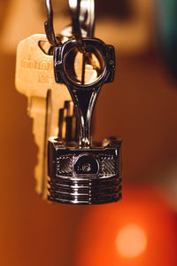 405 Piston and Rod - Metal Key Chain