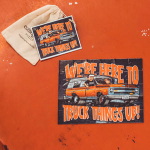 We're here to truck things up! - 25 pc magnetic puzzle