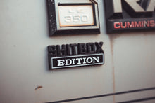 Sh*tbox Edition - One Plastic Vehicle Badge / Black or Chrome