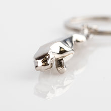 Jaguar Hood Ornament Metal Keychain