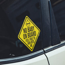 NO Baby On Board - Sticker