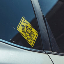 NO Baby On Board - Sticker