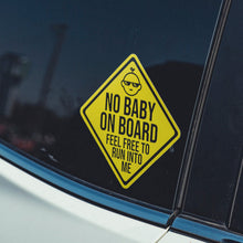 NO Baby On Board - Sticker
