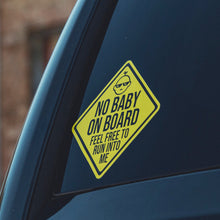 NO Baby On Board - Sticker