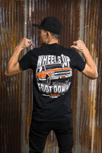 Wheels Up, Foot Down! Farmtruck T-shirt