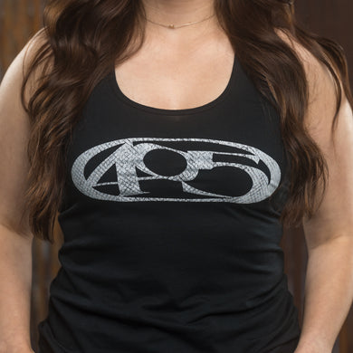 405 Ladies Next Level RazorBack Tank Top Black