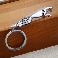 Jaguar Hood Ornament Metal Keychain
