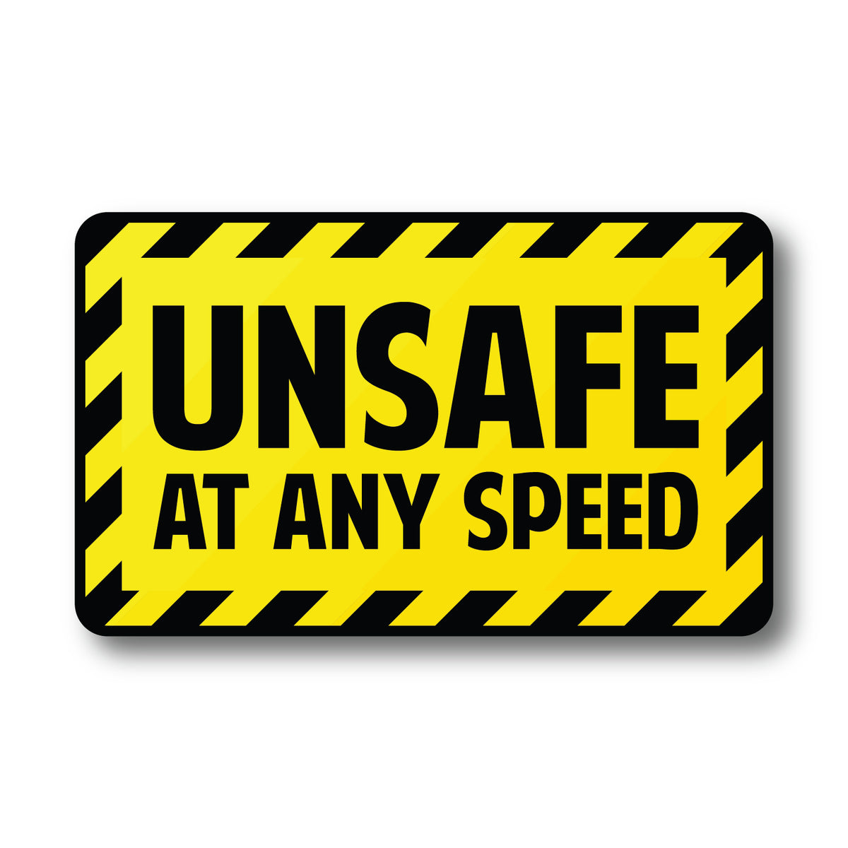 Unsafe at any Speed - Sticker – The Official FNA Store