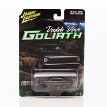daddy dave diecast packaging with Johnny Lightning branding