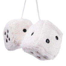 Decorative Fuzzy Dice (Multiple Color Options)