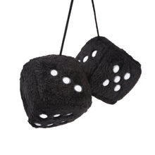 Decorative Fuzzy Dice (Multiple Color Options)