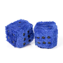 Decorative Fuzzy Dice (Multiple Color Options)