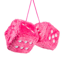 Decorative Fuzzy Dice (Multiple Color Options)