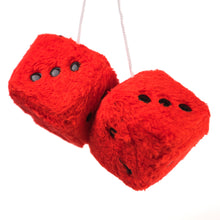 Decorative Fuzzy Dice (Multiple Color Options)