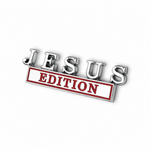 Jesus Edition Chrome Vehicle Badge