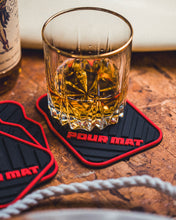 Pour Mat - Miniature Floor Mat Drink Coasters 4-Pack