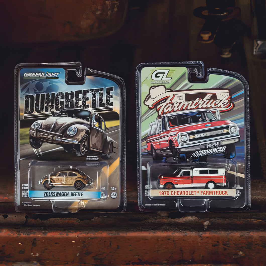 Farmtruck and Dung Beetle - COMBO PACK - 1/64th scale Diecast BACK IN STOCK!!