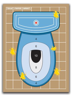 Toilet Paper Shooting Gun Target! - Novelty Shooting Target 18