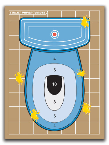 Toilet Paper Shooting Gun Target! - Novelty Shooting Target 18