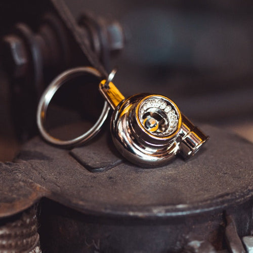 turbo key chain chrome