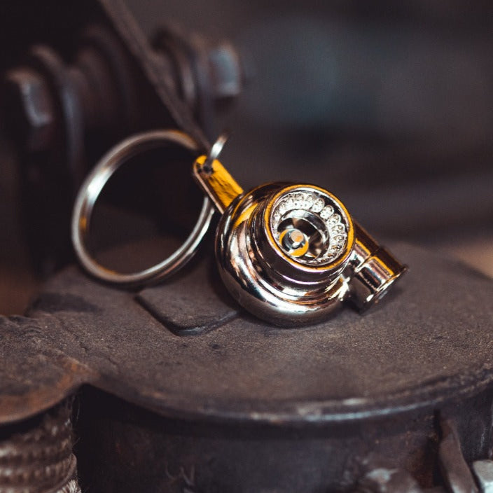 turbo key chain chrome