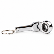 10mm Steel Flex-Head Ratchet Wrench - Key Chain
