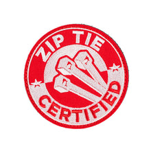 Zip Tie Certified Embroidered Patch