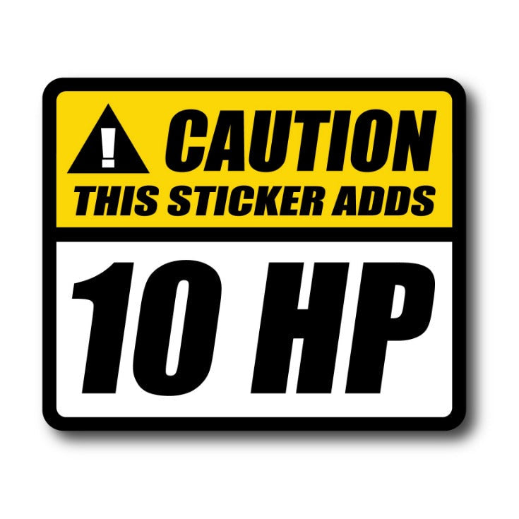 Low Hp Sticker CAUTION! This Sticker Adds 10 HP - Sticker – The Official FNA Store