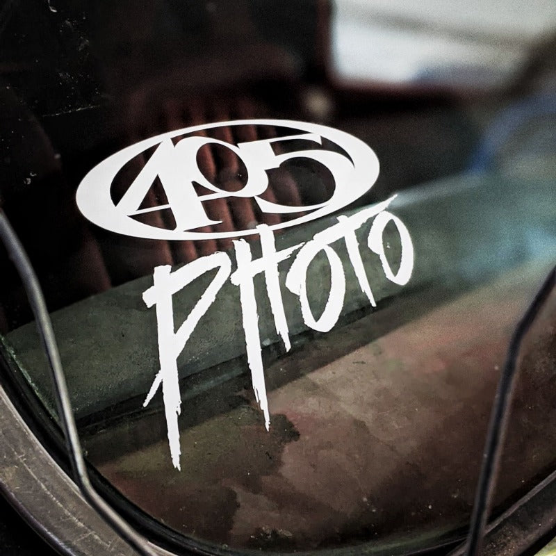 405photo streetoutlaws photography farmtruckandazn white vinyl sticker diecut